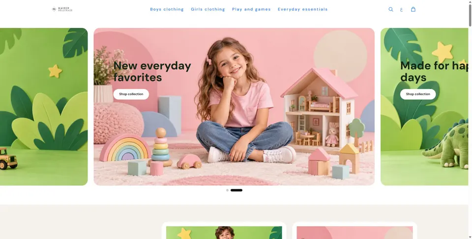 Theme preview: Nature Kids